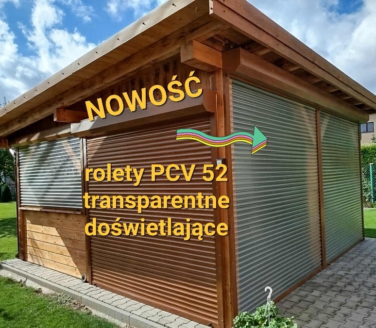 rolety transparentne PCV 52 rolety transparentne PCV 52 do altan ogrodowych i zabudowa tarasów